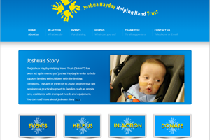 Joshua Hayday Helping Hands Trust